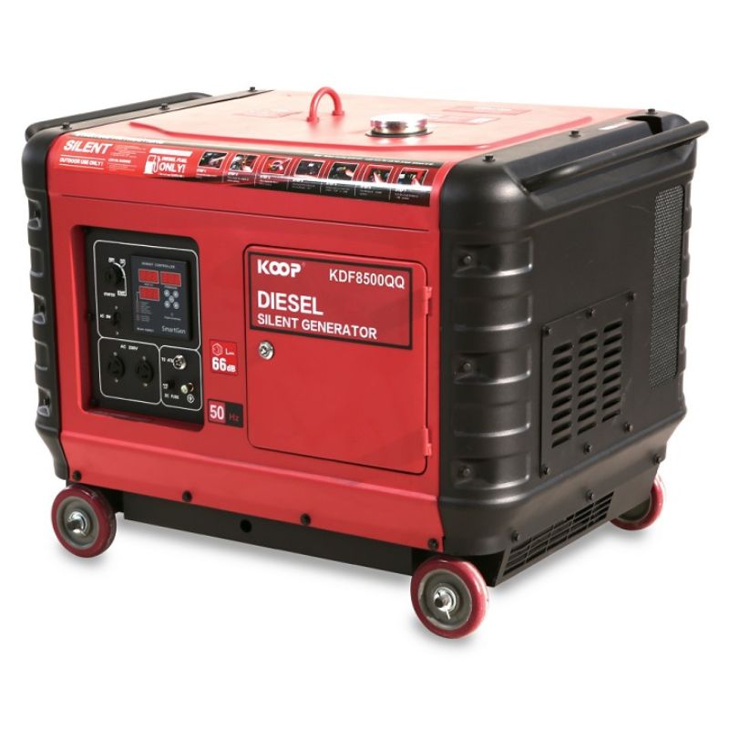 Máy Phát Điện Chạy Dầu 6Kw Koop KDF8500QQ Chống Ồn